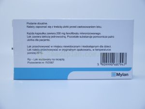 Ліпантил 200М 200 мг, №30 - капсули - Зображення 3