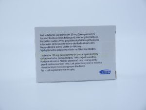 Пароксинор 20 мг, №30 - таблетки - Зображення 2